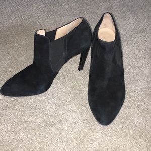 Via Spiga Black Suede 4”Booties